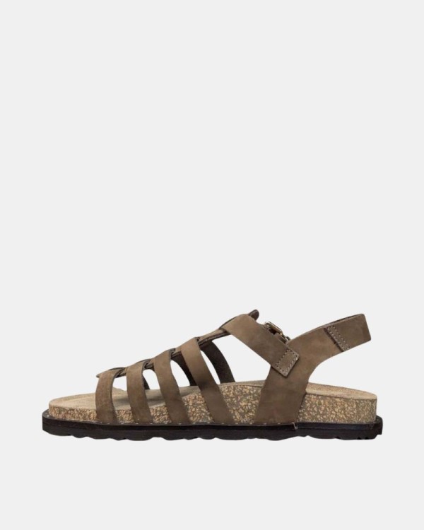 Sandalias Abiertas Mujer Yokono Marrón BOLUS 107