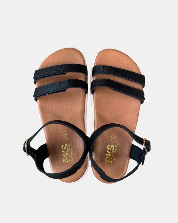 Sandálias Abertas Barefoot Mulher RKS Pretas 20026