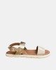 Sandálias Abertas Barefoot Mulher RKS Bege 15017