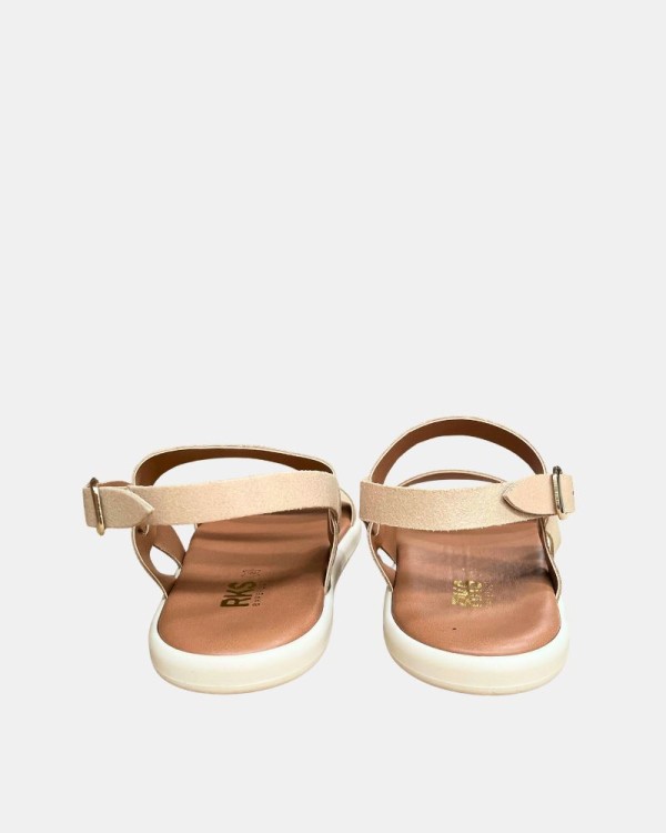 Sandálias Abertas Barefoot Mulher RKS Bege 15017