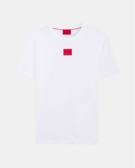 Camisetas Manga curta Homem HUGO Branco 50447978 DIRAGONAL212