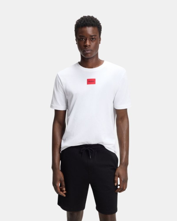 Camisetas Manga curta Homem HUGO Branco 50447978 DIRAGONAL212
