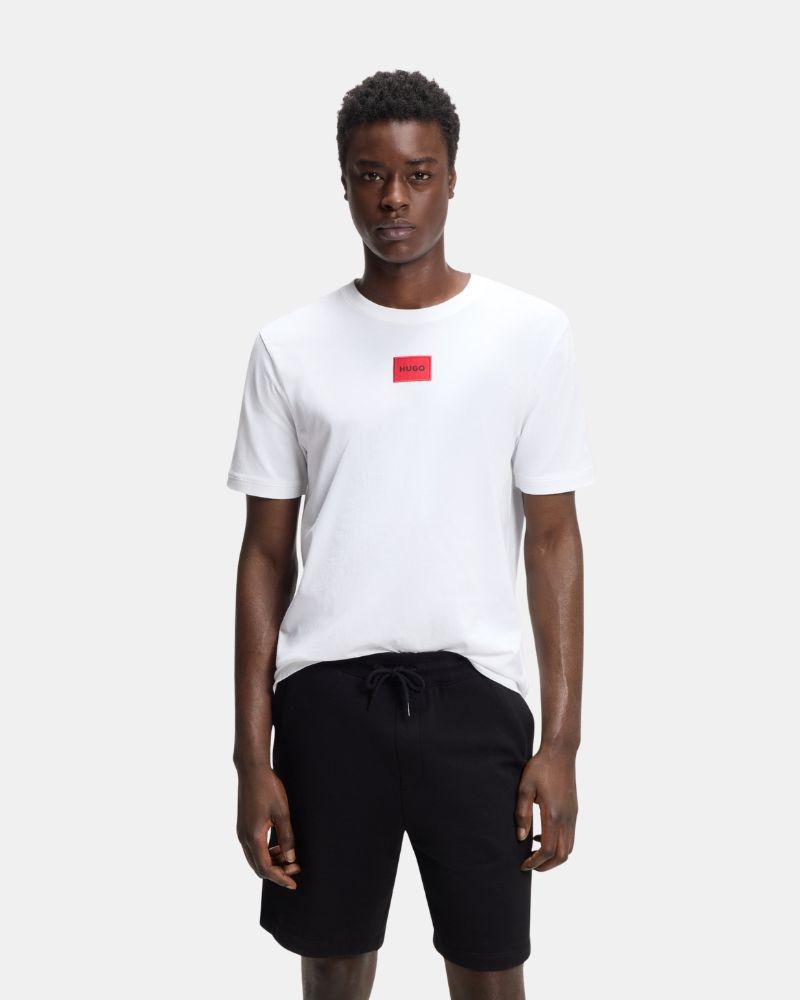 Camisetas Manga curta Homem HUGO Branco 50447978 DIRAGONAL212