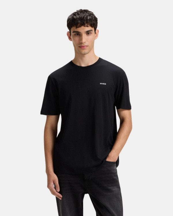 Camisetas Manga curta Homem HUGO Preto 50466158 DERO222
