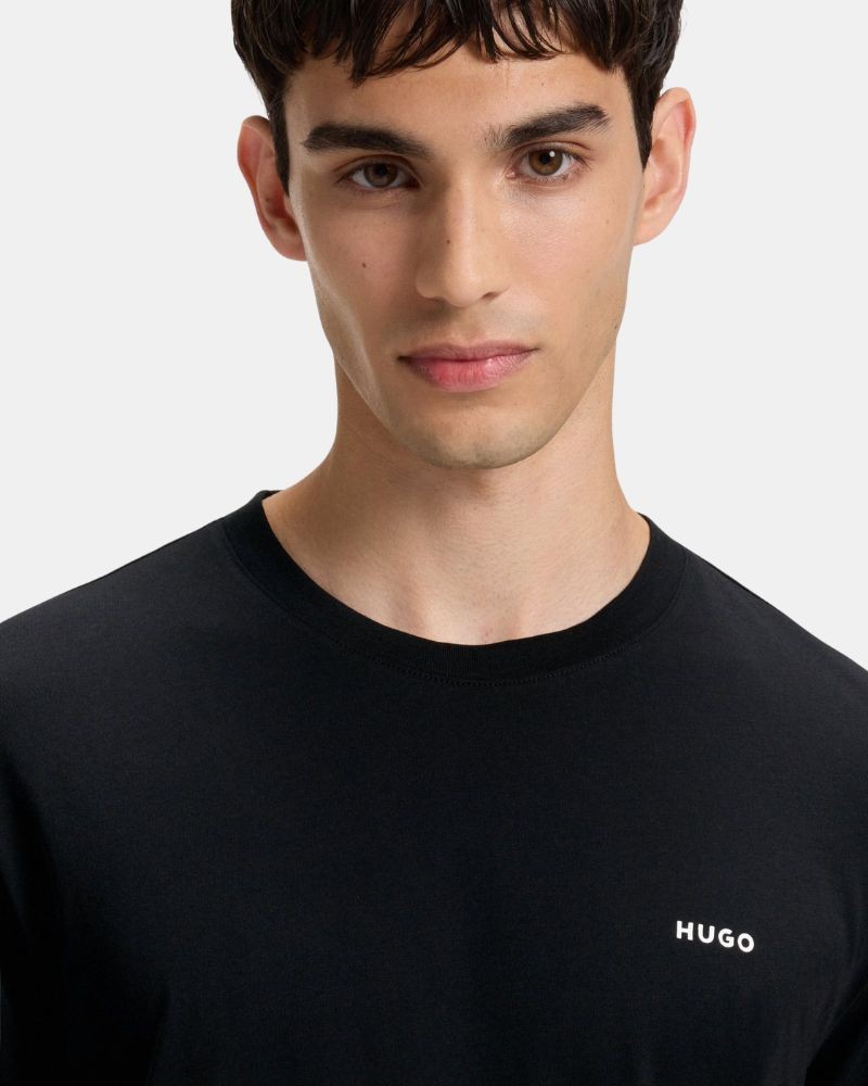 Camisetas Manga curta Homem HUGO Preto 50466158 DERO222