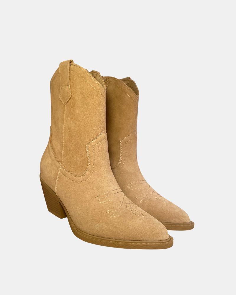Botins Baixos Mulher RKS Taupe 353100