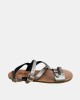 Sandálias Abertas Barefoot Mulher RKS Prata/Cinzento 95006