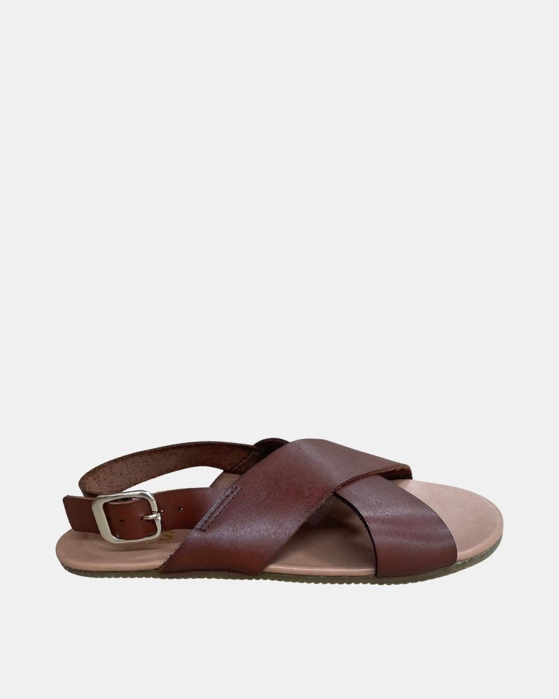 Sandalias Abiertas Barefoot Mujer RKS Marrón 79302