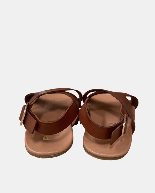 Sandalias Abiertas Barefoot Mujer RKS Marrón 79302