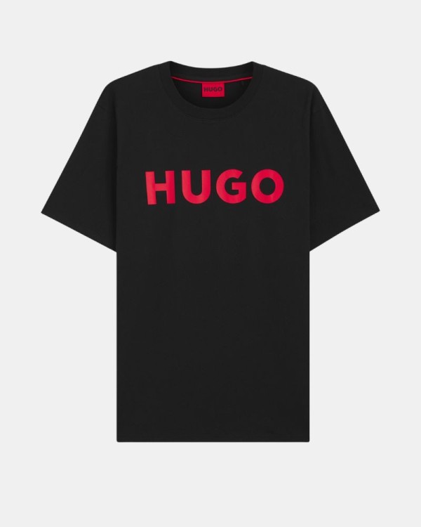 Camisetas Manga curta Homem HUGO Preto 50467556 DULIVIO
