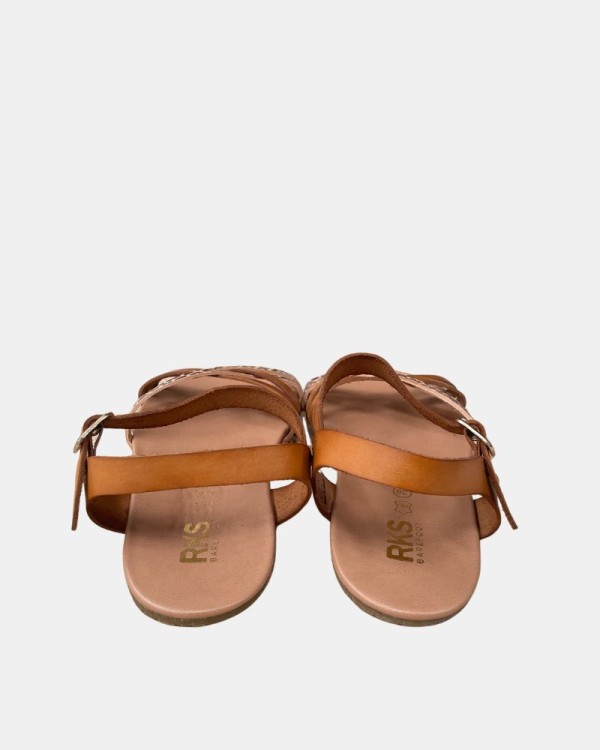 Sandalias Abiertas Barefoot Mujer RKS Marrón 97701