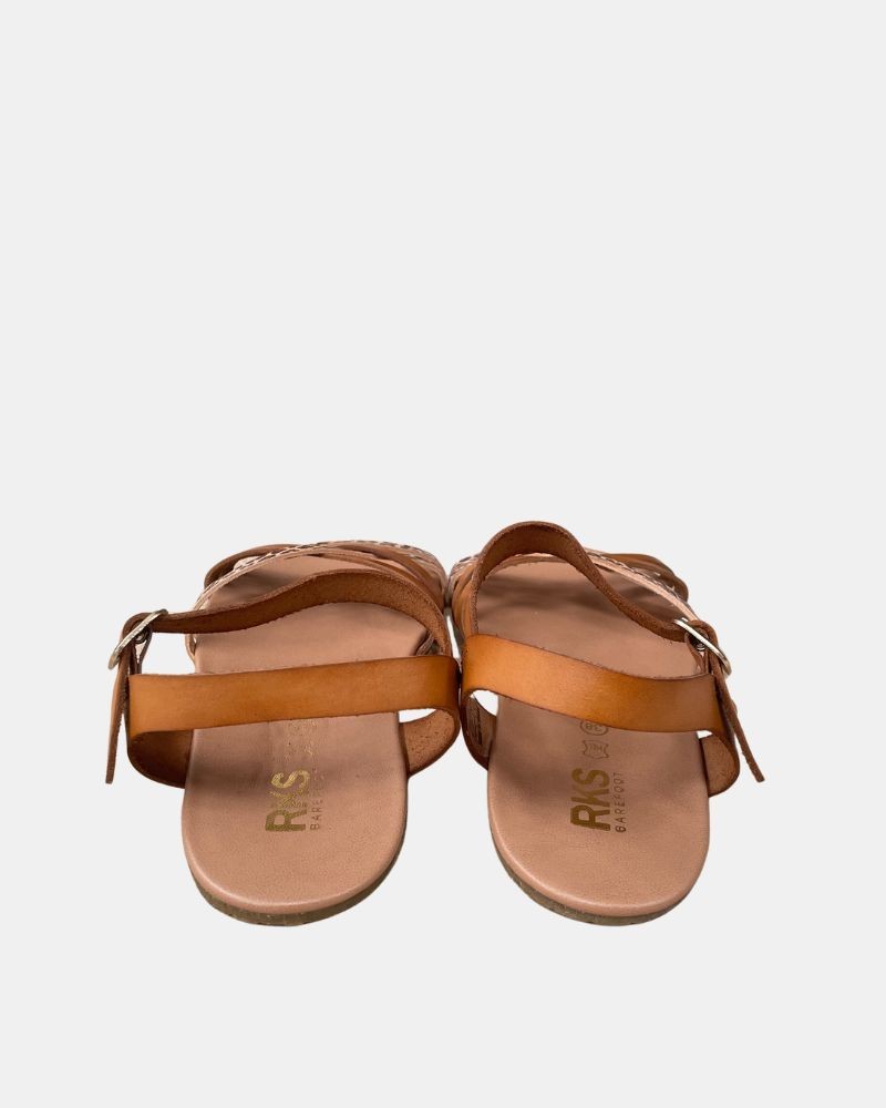 Sandalias Abiertas Barefoot Mujer RKS Marrón 97701