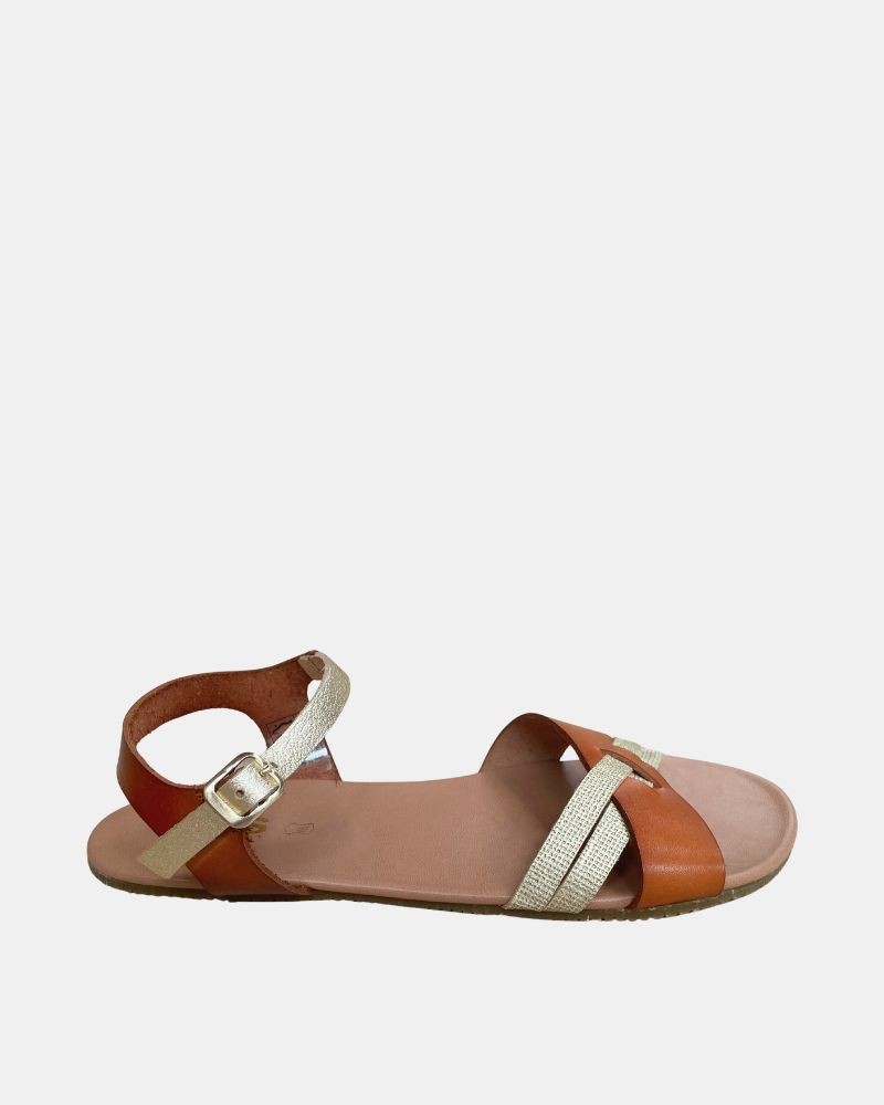 Sandalias Abiertas Barefoot Mujer RKS Marrón 18602