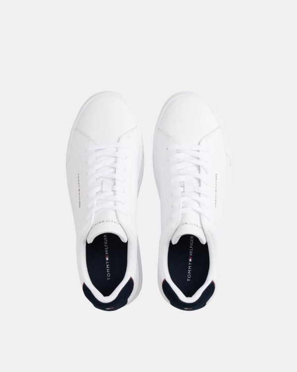 Ténis Baixos Homem TOMMY HILFIGER Branco FM0FM053670LD