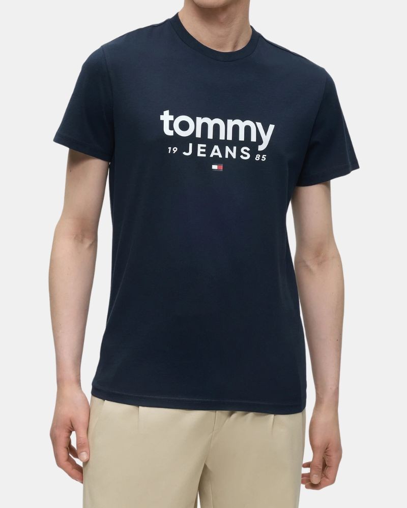 Camisetas de manga curta para homem TOMMY HILFIGER Azul DM0DM23376C1G