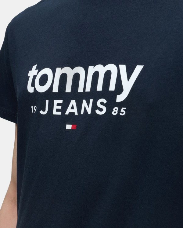 Camisetas de manga curta para homem TOMMY HILFIGER Azul DM0DM23376C1G