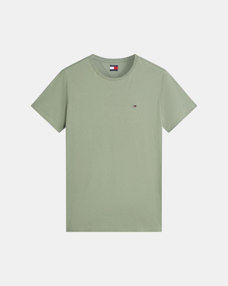 Camisetas Manga curta Homem TOMMY HILFIGER Verde DM0DM04411PMO
