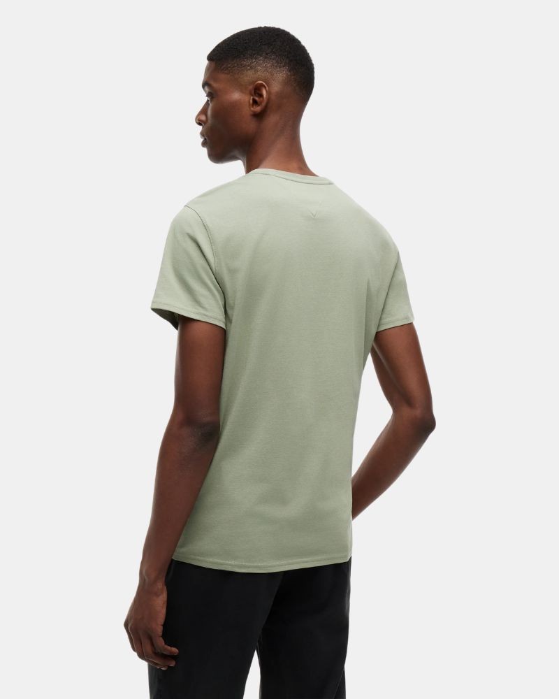 Camisetas Manga curta Homem TOMMY HILFIGER Verde DM0DM04411PMO