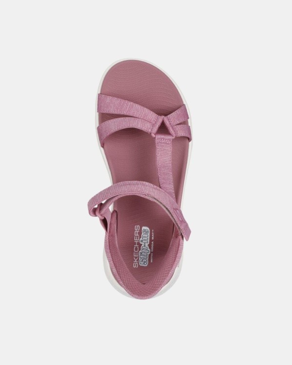 Sandalias Abiertas Mujer SKECHERS Rosa 141481 SLIP INS GO WALK FLEX ILLUMINATE