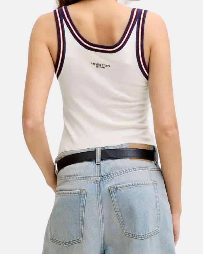 Top de roupa interior para mulher JACK AND JONES Branco 12288577 MINA