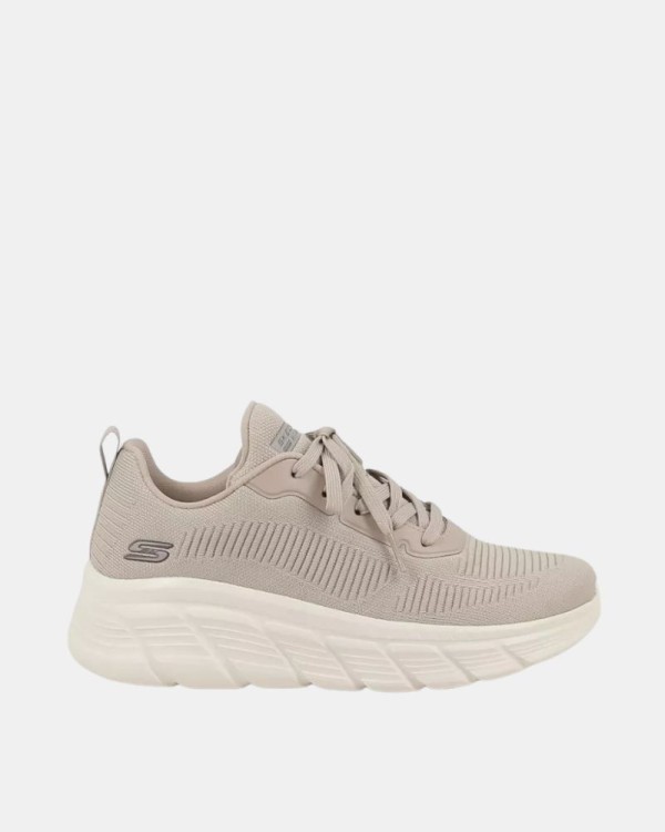Zapatillas Bajas Mujer SKECHERS Taupe 117385 BOBS SPORT B FLEX
