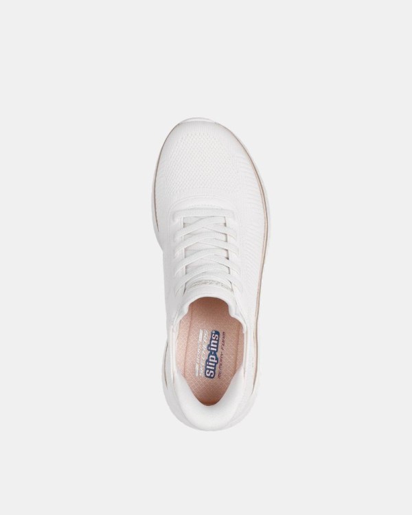Sapatilhas Baixas Mulher SKECHERS Brancas 117497 SLIP INS