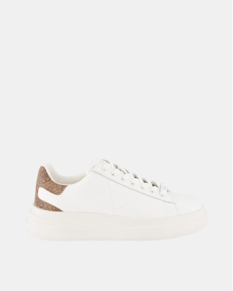 Ténis Baixos para Homem GUESS Branco ELBA FMPVIB LEA12