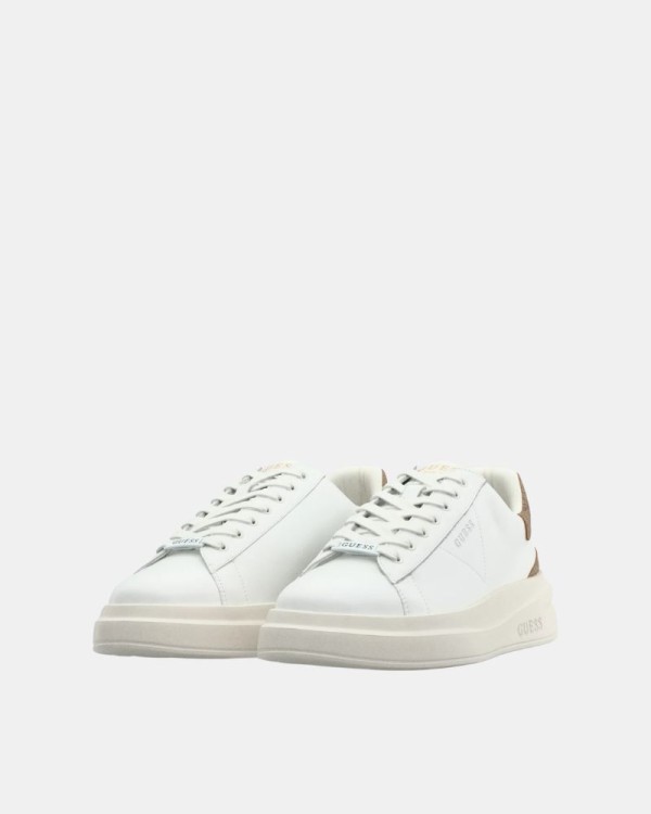 Ténis Baixos para Homem GUESS Branco ELBA FMPVIB LEA12