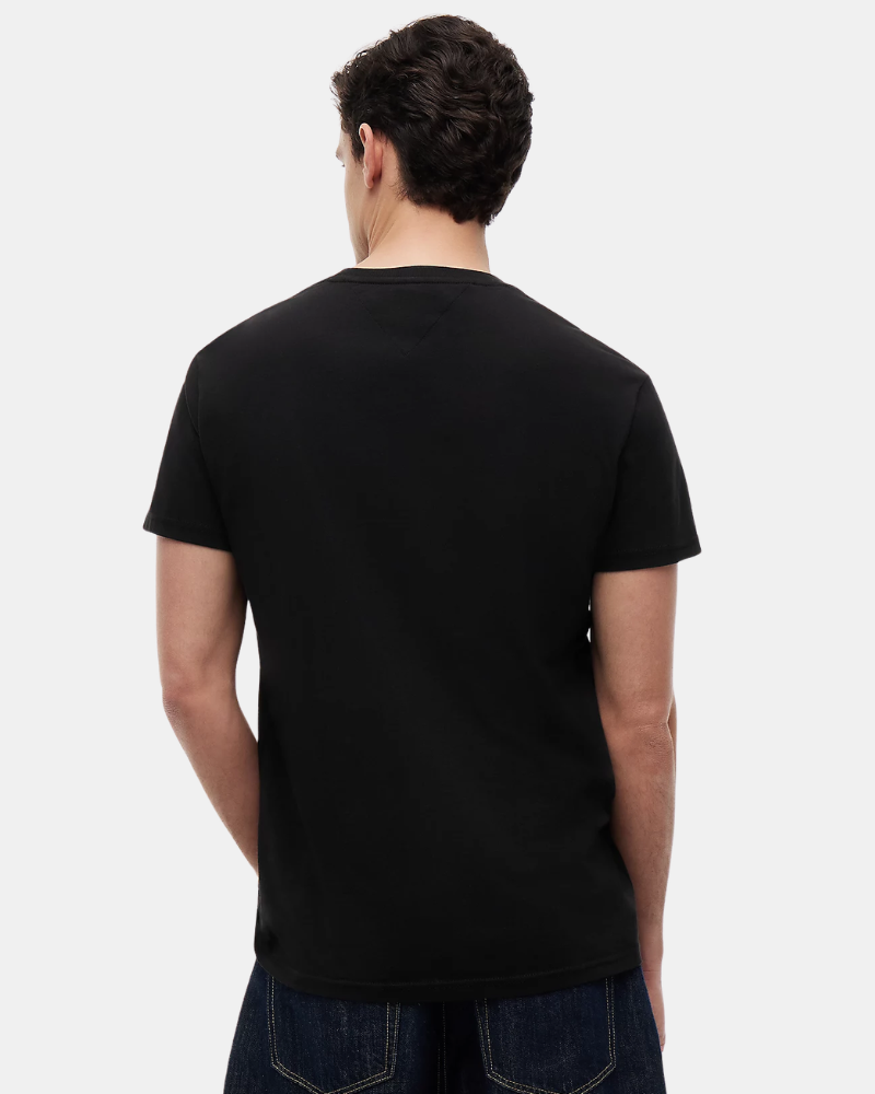 Camisetas de manga curta para homem TOMMY HILFIGER Preto DM0DM20744BDS
