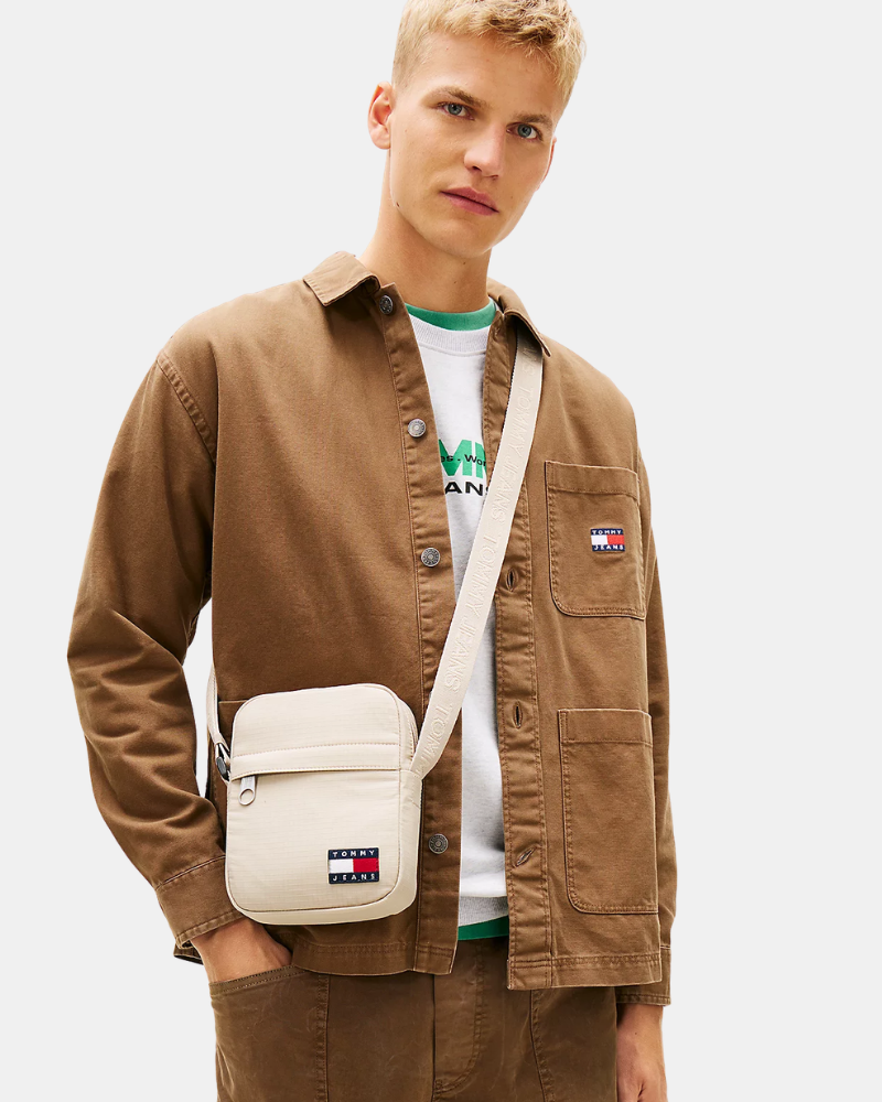 Bolsos Hombre TOMMY HILFIGER Beige AM0AM14211