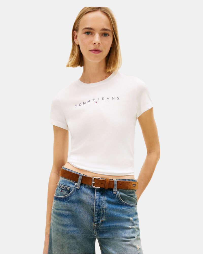 Camisetas Manga curta Mulher TOMMY HILFIGER Branco DW0DW18398YBL