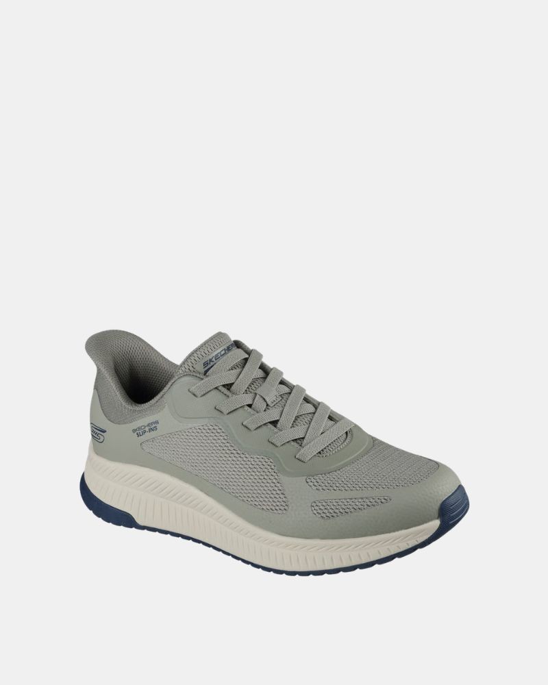 Zapatillas Bajas Hombre SKECHERS Verde 118423 SLIP INS BOBS SPORT SQUAD CHAOS 4