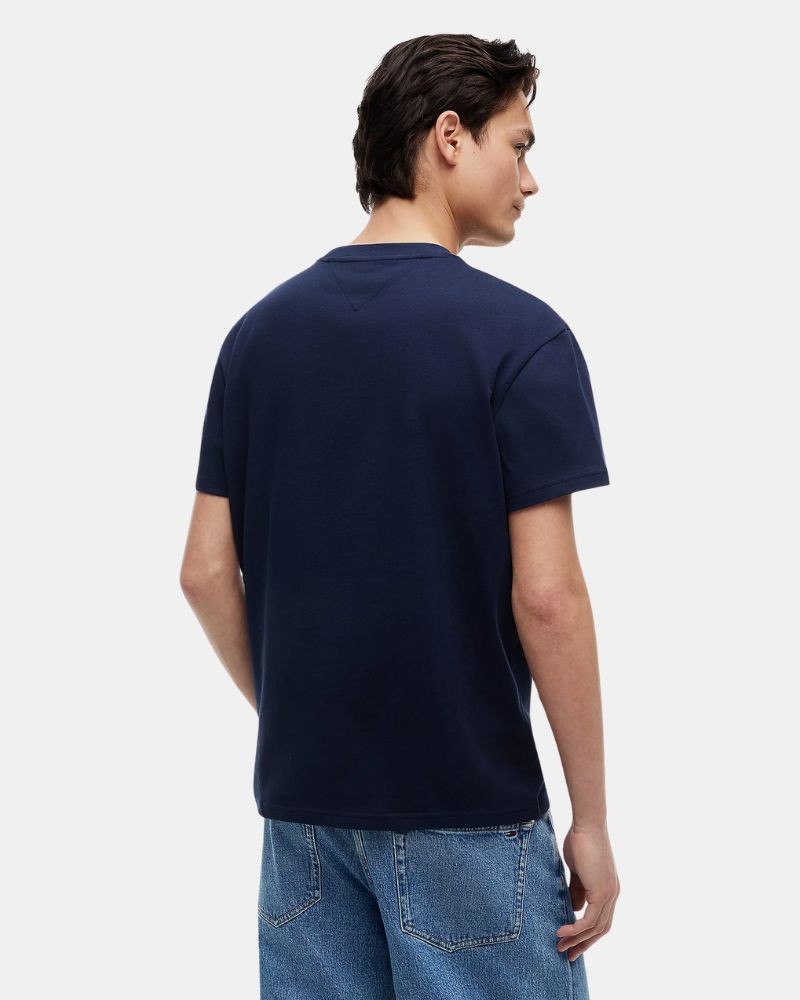 Camisetas de manga curta para homem TOMMY HILFIGER Azul DM0DM22645C1G