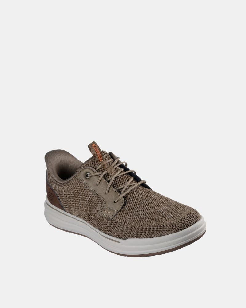 Zapatillas Bajas Hombre SKECHERS Taupe 211196 SLIP INS