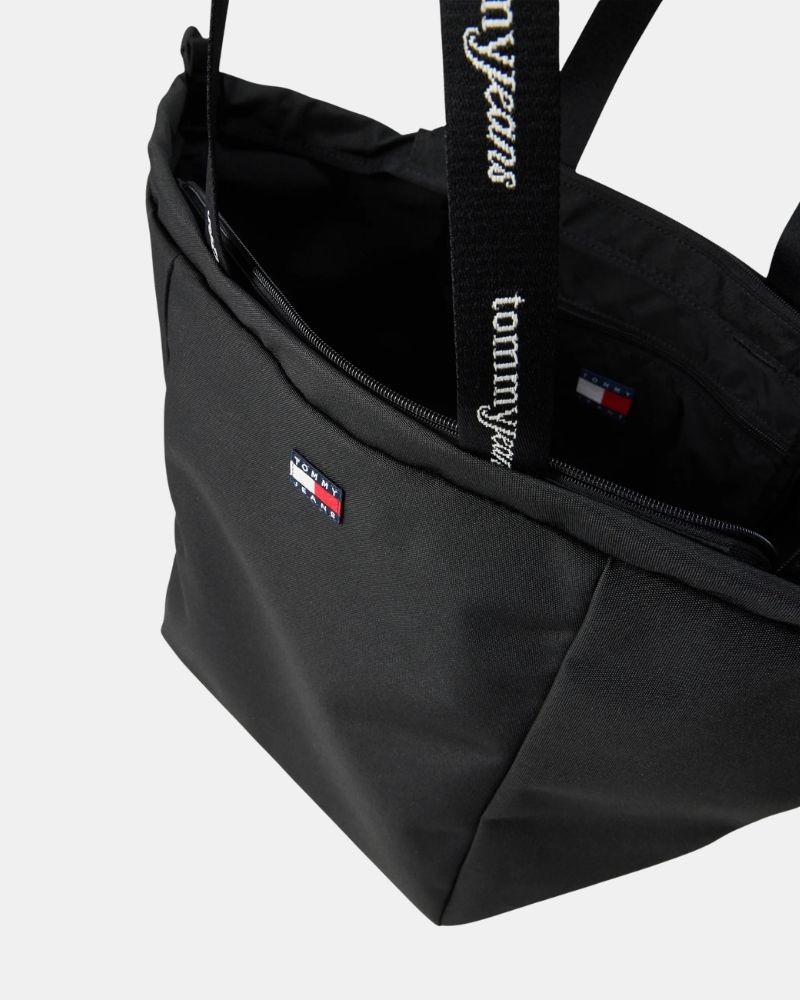 Bolsas shopper de mulher TOMMY HILFIGER pretas AW0AW18771BDS