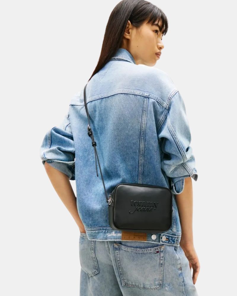 Bolsos Bandoleras Mujer TOMMY HILFIGER Negro AW0AW18451BDS