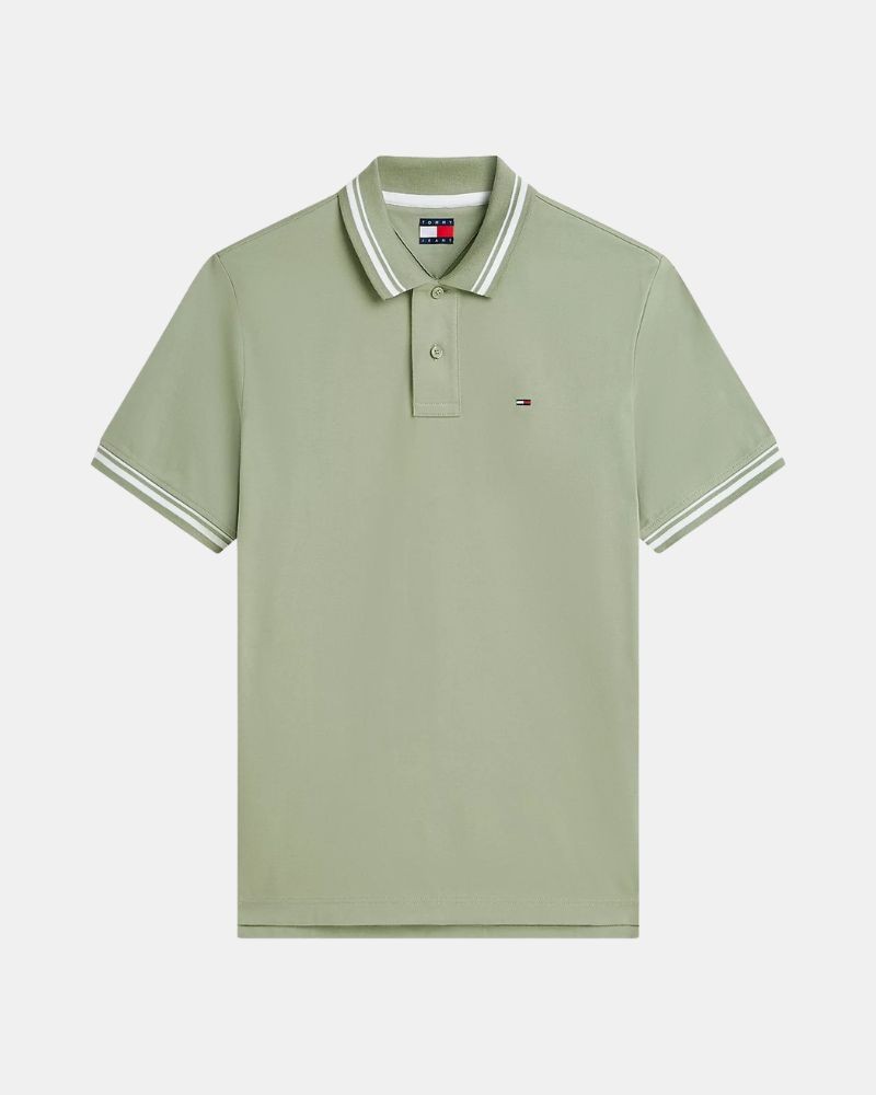 Camisetas Manga corta Polos Hombre TOMMY HILFIGER Verde DM0DM22700PMO