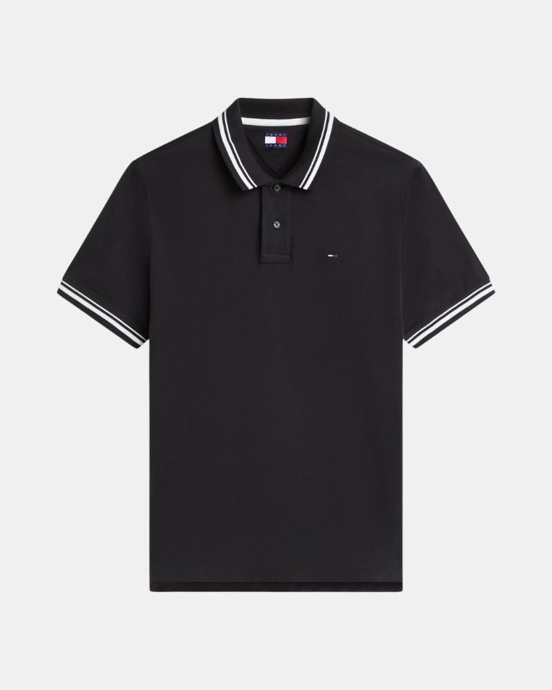 Camisetas Manga corta Polos Hombre TOMMY HILFIGER Negro DM0DM22700BDS