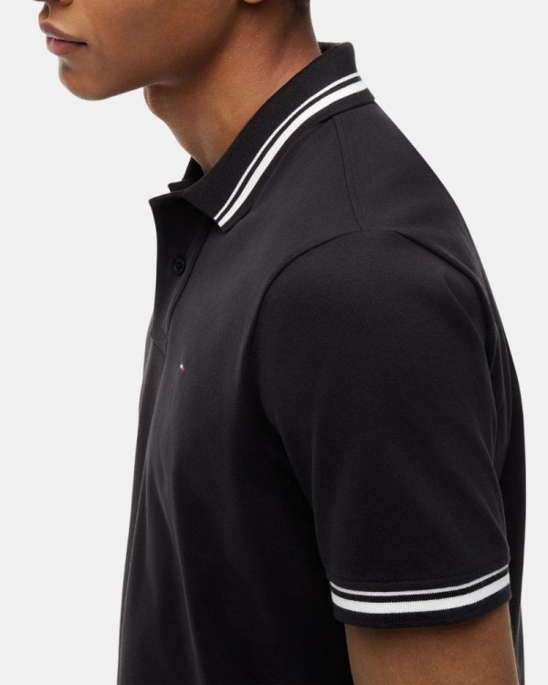 Camisetas Manga corta Polos Hombre TOMMY HILFIGER Negro DM0DM22700BDS