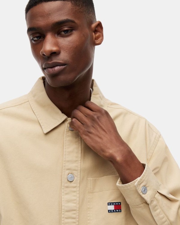 Camisas Manga larga Hombre TOMMY HILFIGER Beige DM0DM20236AB9