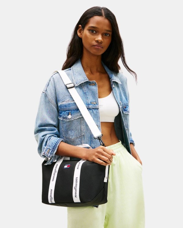 Bolsos Bandoleras Mujer TOMMY HILFIGER Negro AW0AW18460