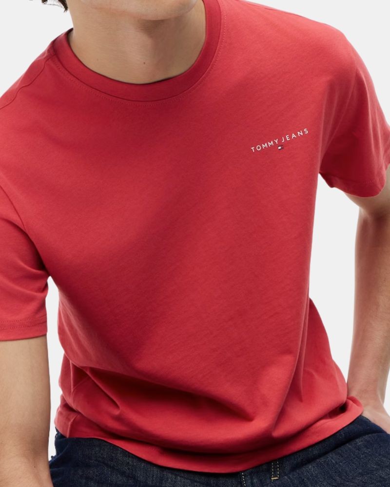Camisetas Manga corta Hombre TOMMY HILFIGER Rojo DM0DM21780XK5