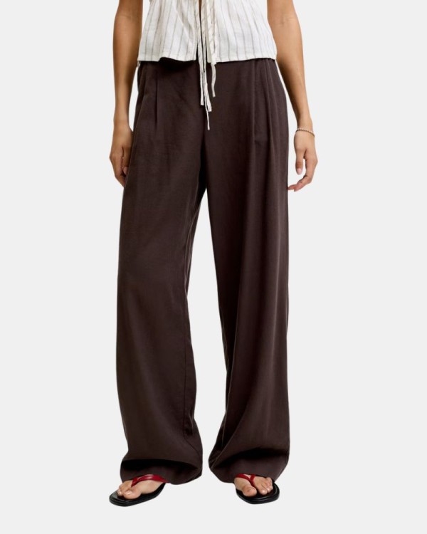 Pantalones Largos Mujer JACK AND JONES Marrón 12287729 ALMIRA