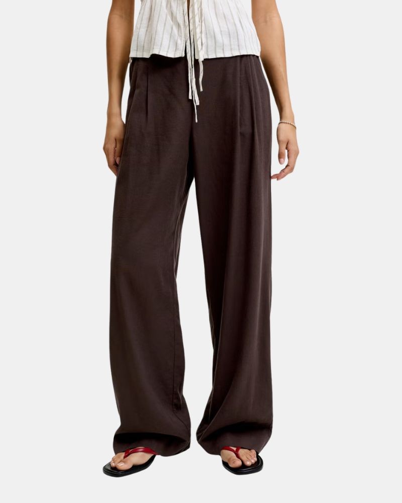 Pantalones Largos Mujer JACK AND JONES Marrón 12287729 ALMIRA