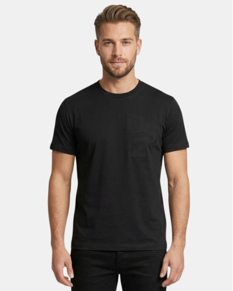 Camisetas Manga corta Hombre DS2 Negro SS26229
