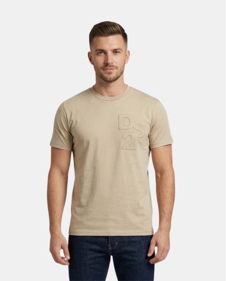 Camisetas Manga corta Hombre DS2 Beige SS26229