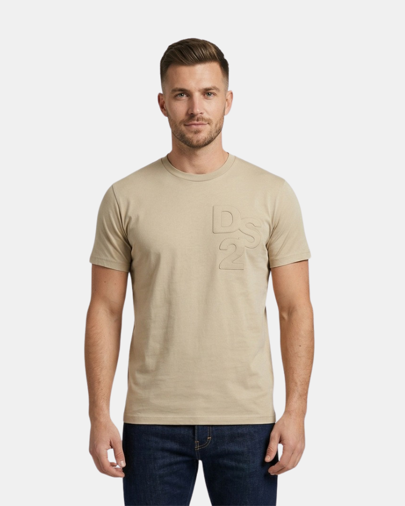 Camisetas Manga corta Hombre DS2 Beige SS26229