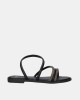 Sandalias Abiertas Mujer EXE Negro P4042 12