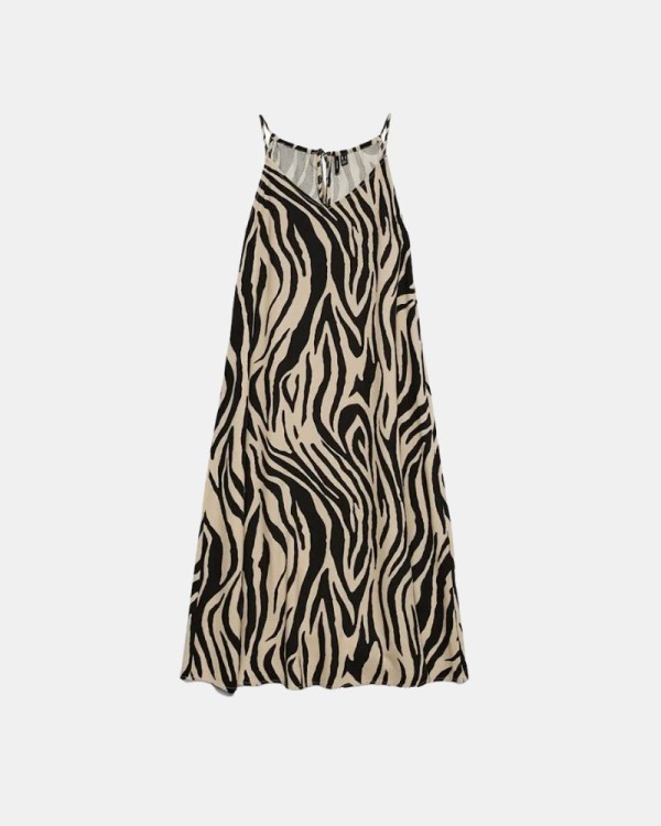 Vestidos  Largos Mujer VERO MODA Animal Print 10340519 JESMILO
