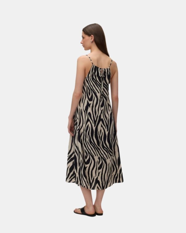 Vestidos  Largos Mujer VERO MODA Animal Print 10340519 JESMILO